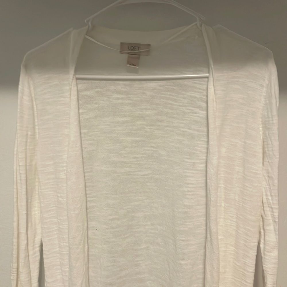 Loft white cardigan🤍